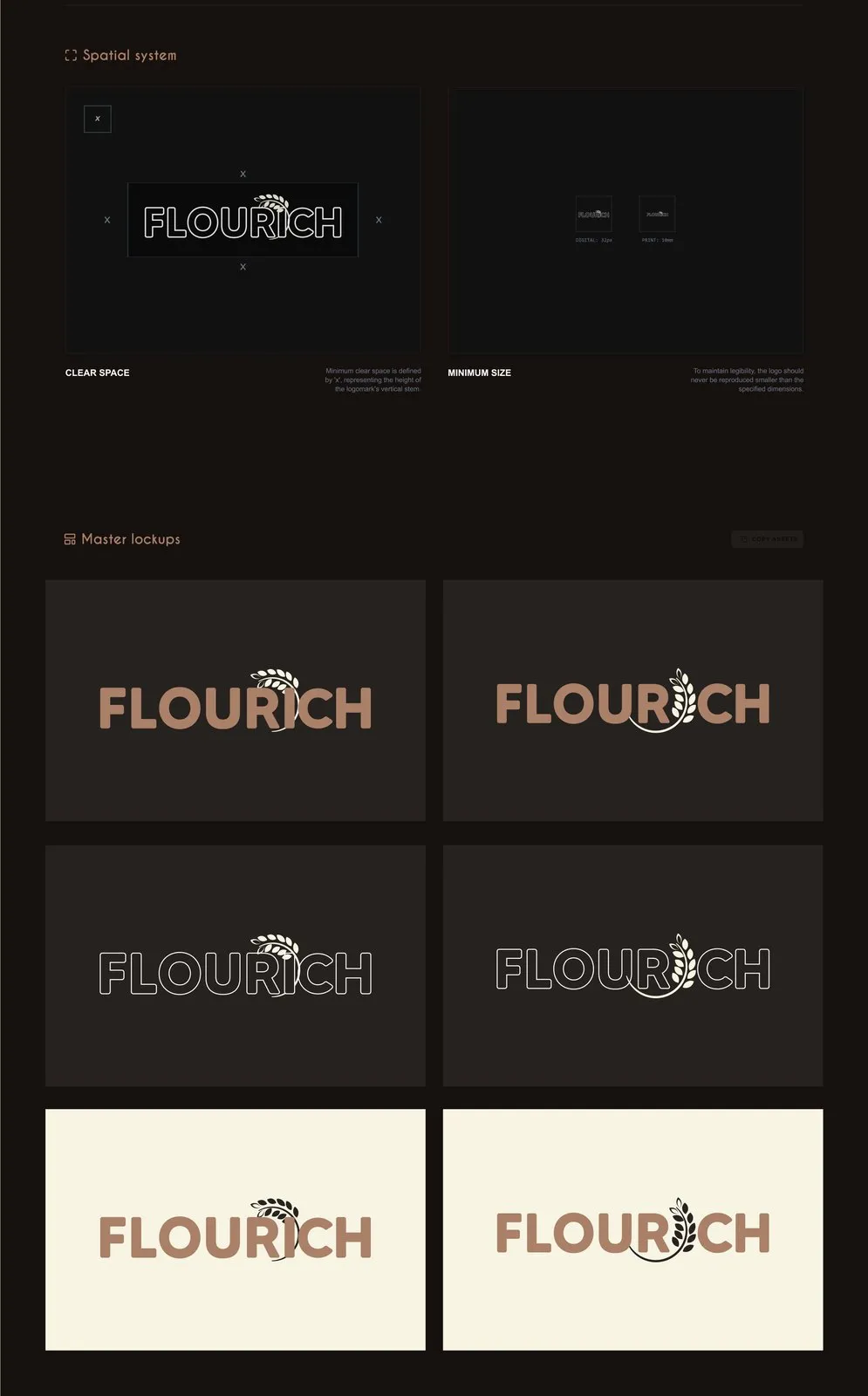 Brand design for FLOURICH